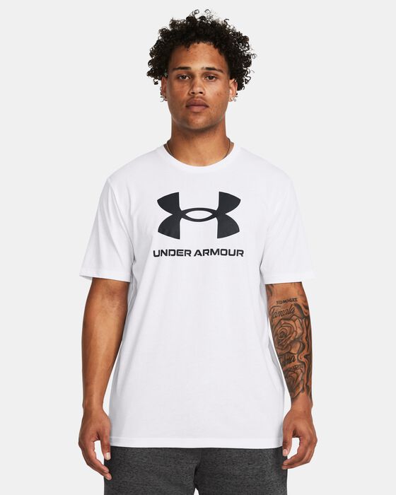 Men's UA Sportstyle Logo Short Sleeve image number 0