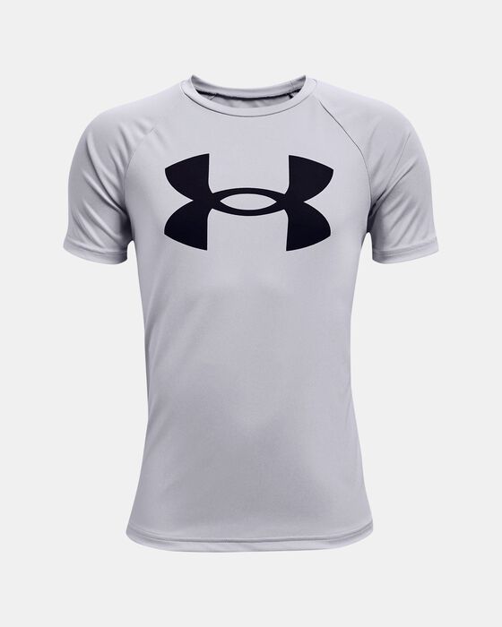 Boys' UA Tech™ Big Logo Short Sleeve image number 0