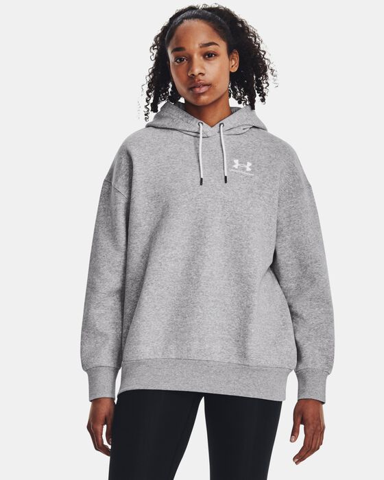 Women's UA Essential Fleece Oversized Hoodie image number 0