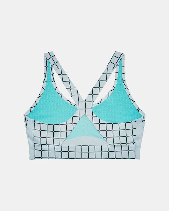 Women's UA RUSH™ SmartForm Mid Printed Sports Bra image number 9