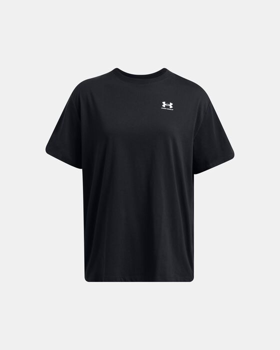 Women's UA BF Oversized Logo Short Sleeve image number 2