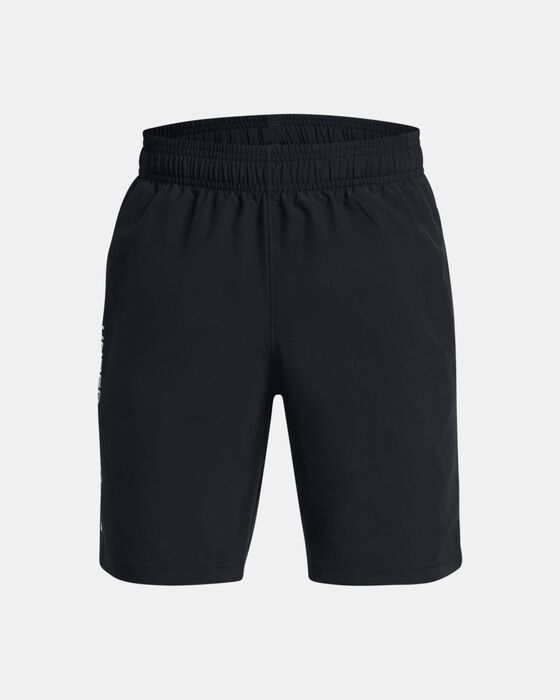 Boys' UA Woven Wordmark Shorts image number 0