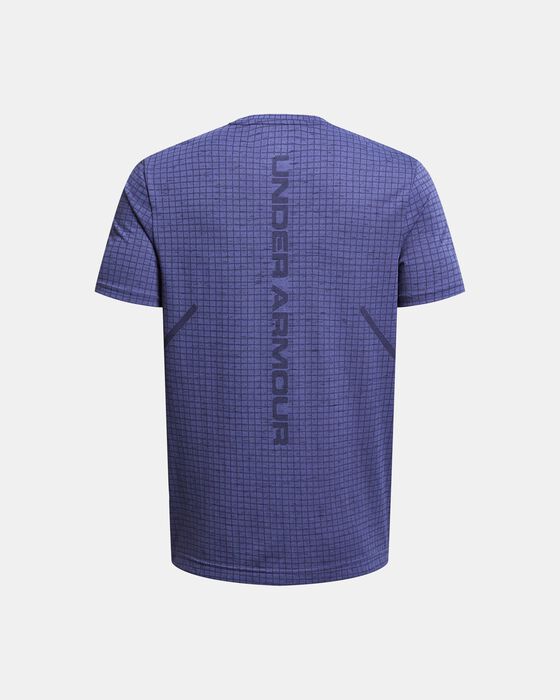 Men's UA Seamless Grid Short Sleeve image number 4