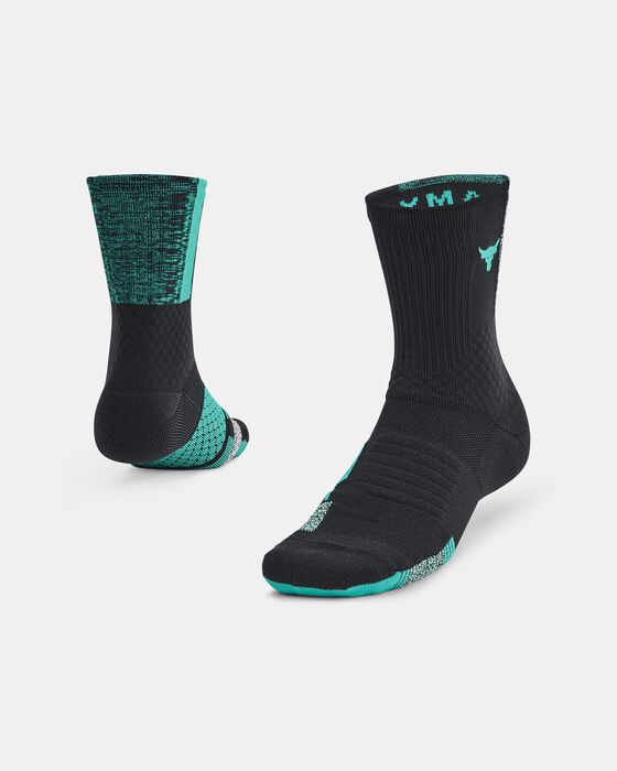 Unisex Project Rock ArmourDry™ Playmaker Mid-Crew Socks image number 0