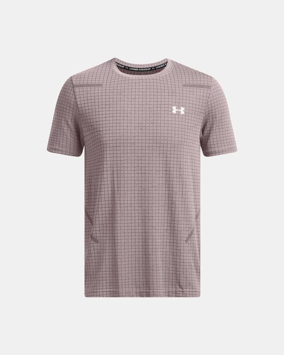 Men's UA Seamless Grid Short Sleeve image number 2