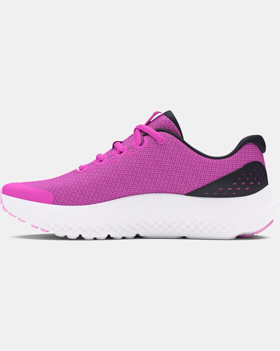 Girls' Grade School UA Surge 4 Running Shoes image number 1