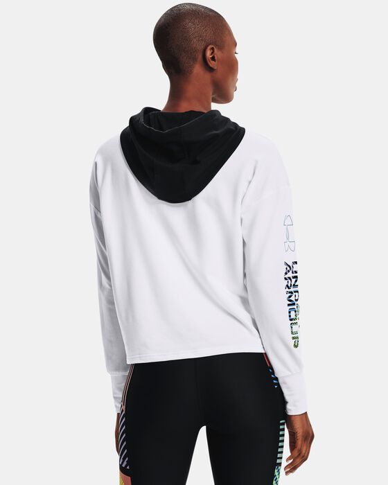 Women's UA Rival Terry Geo Hoodie image number 1