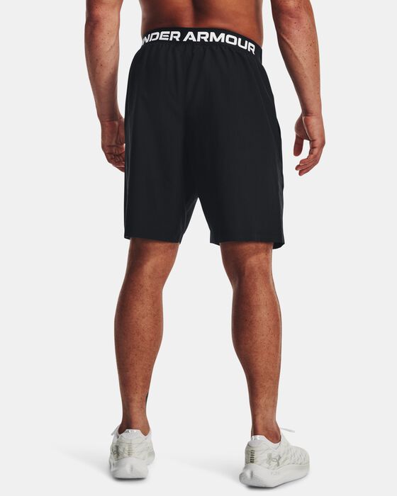 Men's UA Woven Halfback Wordmark Shorts image number 1