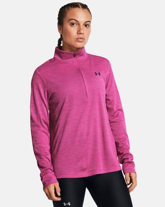 Women's UA Tech™ Textured ™½ Zip image number 0