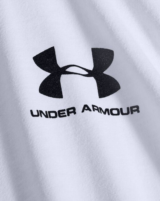 Men's UA Sportstyle Left Chest Long Sleeve image number 3