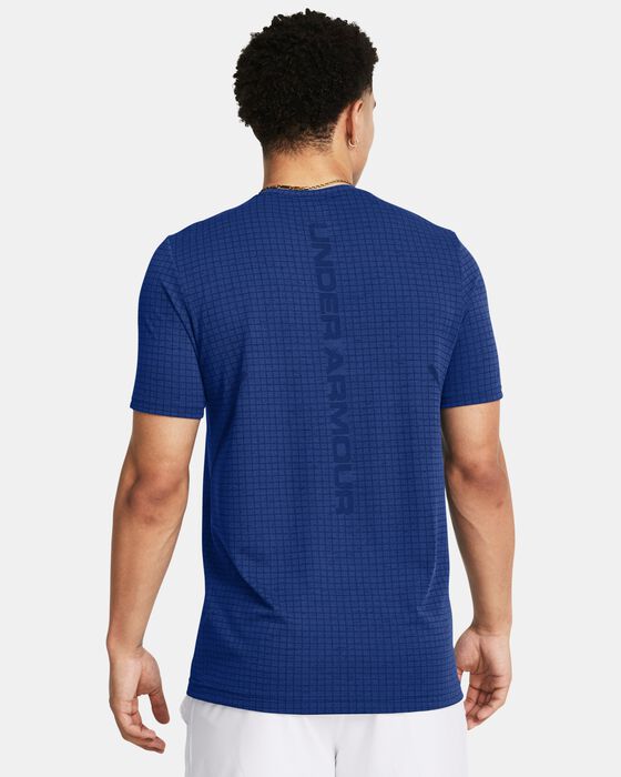 Men's UA Seamless Grid Short Sleeve image number 1