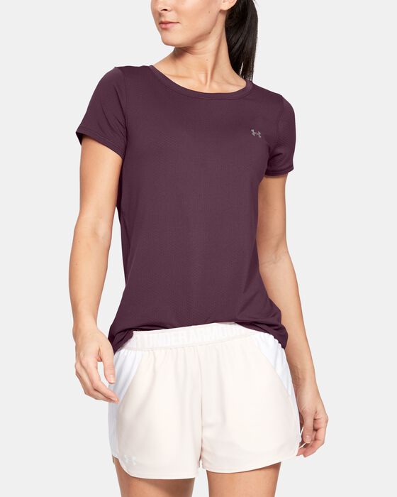 Under Armour Women's HeatGear Armour Short-Sleeve T-Shirt , Purple