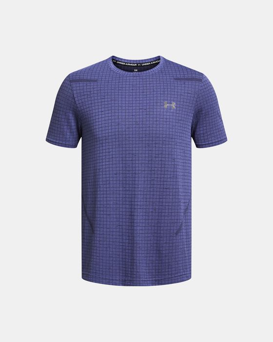 Men's UA Seamless Grid Short Sleeve image number 3