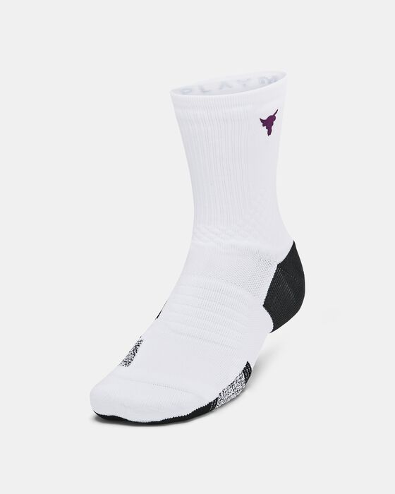 Unisex Project Rock ArmourDry™ Playmaker Mid-Crew Socks image number 1