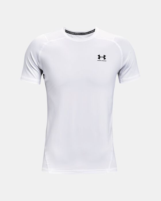 Men's HeatGear® Armour Fitted Short Sleeve image number 4