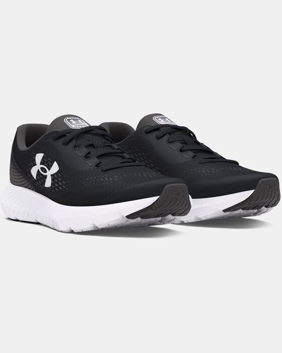 Boys' Grade School UA Rogue 4 Running Shoes image number 3