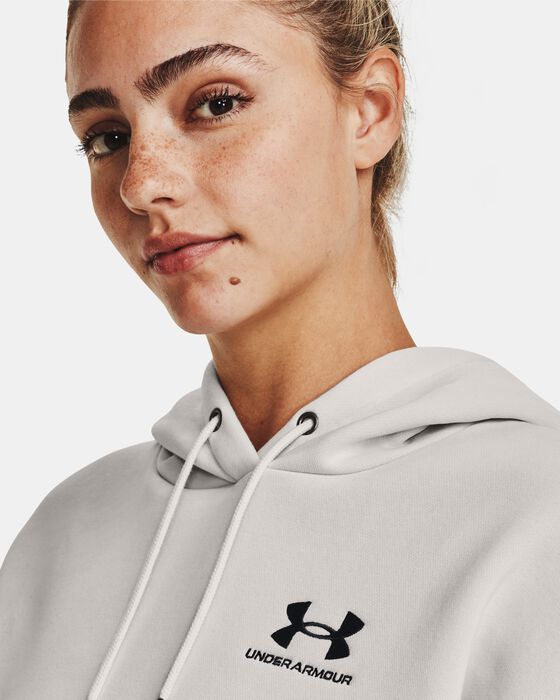 Women's UA Essential Fleece Oversized Hoodie image number 3