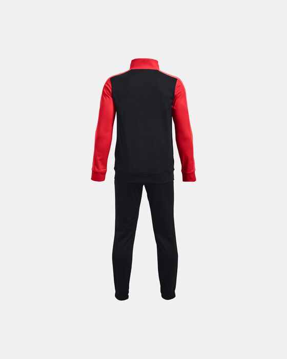 Boys' UA Knit Colorblock Track Suit image number 1