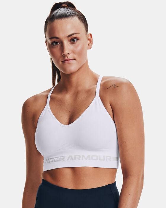 Women's UA Seamless Low Long Sports Bra image number 2