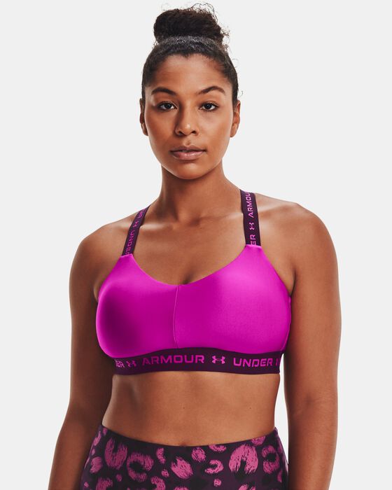 Women's UA Crossback Low Sports Bra image number 3