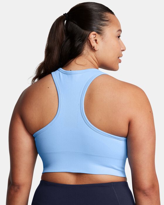 Women's UA Vanish Seamless Mid Sports Bra image number 5