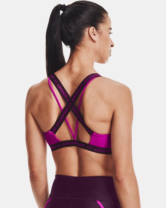 Women's UA Crossback Low Sports Bra image number 1