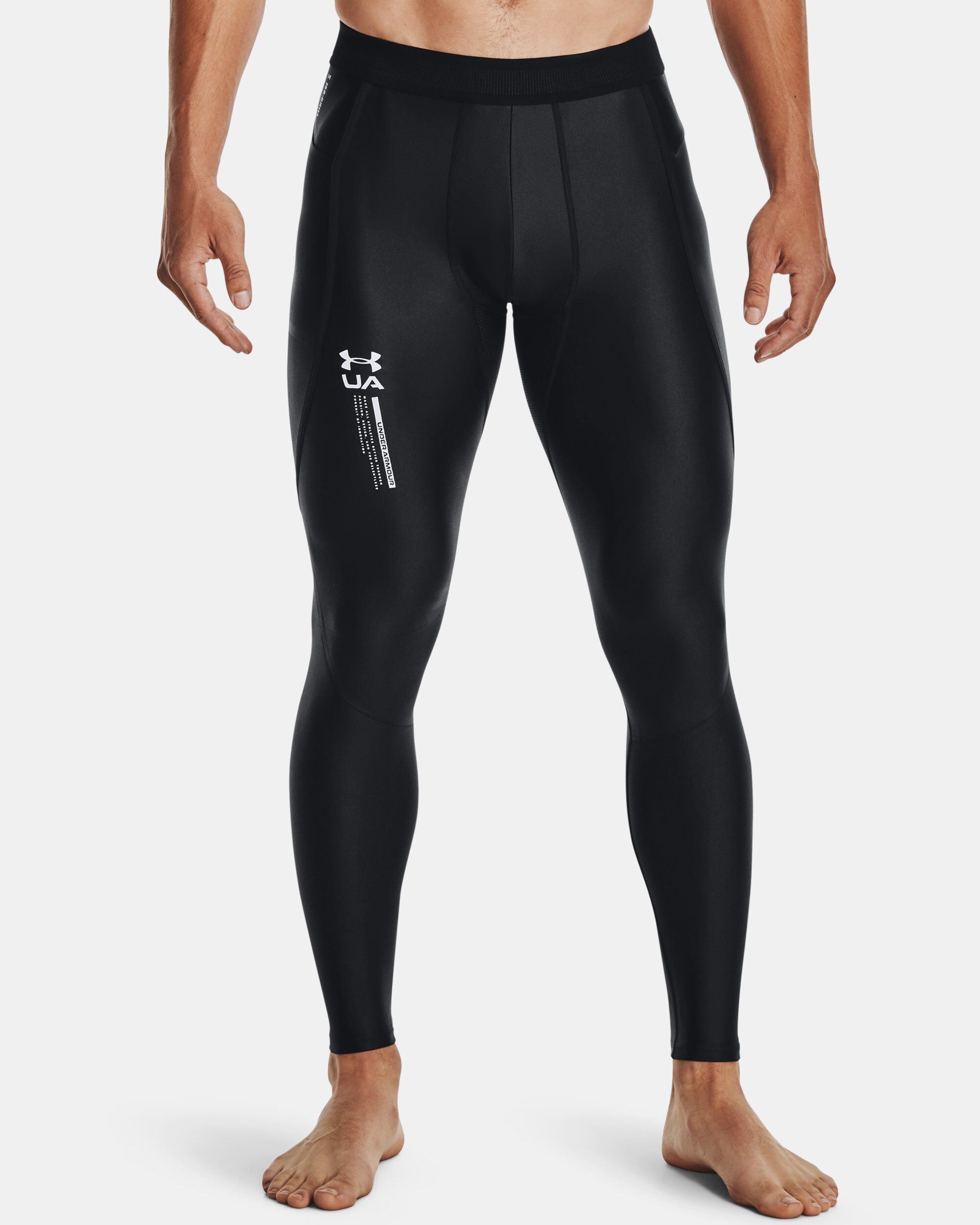 Under Armour Men's UA Iso-Chill Perforated Leggings Blue in KSA