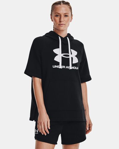 Women's UA Rival Fleece Short Sleeve Hoodie