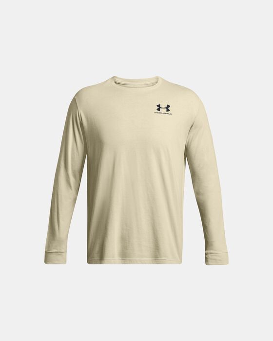 Men's UA Sportstyle Left Chest Long Sleeve image number 2