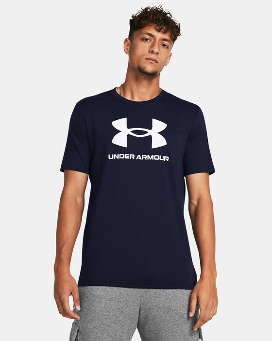 Men's UA Sportstyle Logo Short Sleeve image number 0