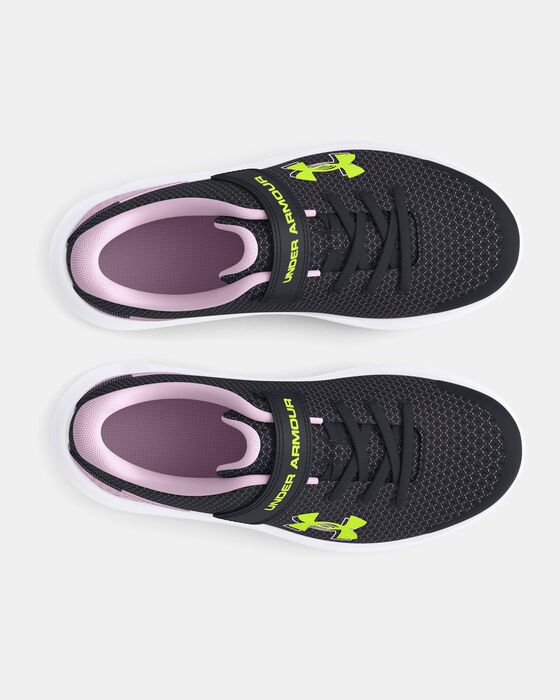 Girls' Pre-School UA Surge 4 AC Running Shoes image number 2