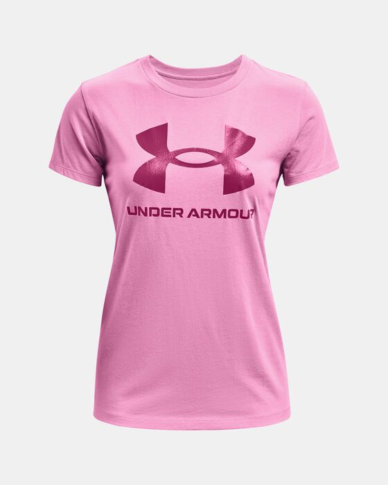 Women's UA Sportstyle Graphic Short Sleeve image number 4