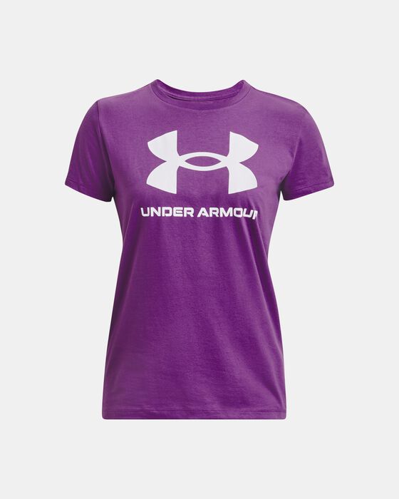 Women's UA Sportstyle Graphic Short Sleeve image number 4