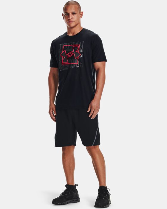 Men's UA Boxed Symbol Outline Short Sleeve image number 2