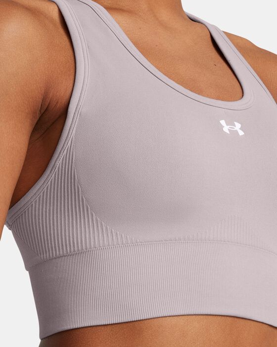 Women's UA Vanish Seamless Mid Sports Bra image number 8