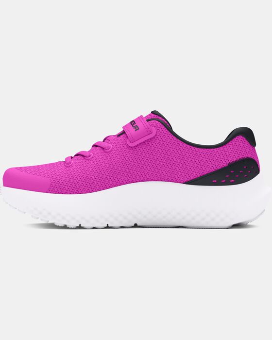 Girls' Pre-School UA Surge 4 AC Running Shoes image number 1