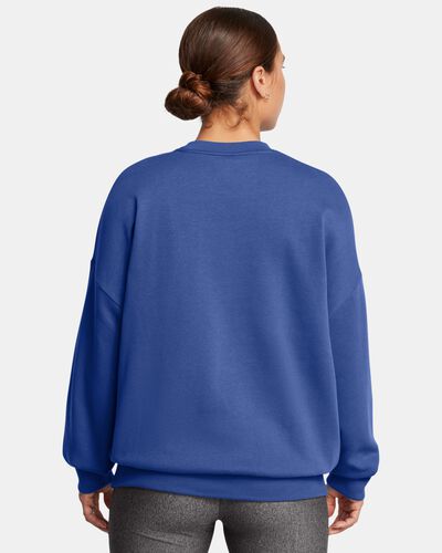 Women's UA Rival Fleece Wordmark Oversized Crew