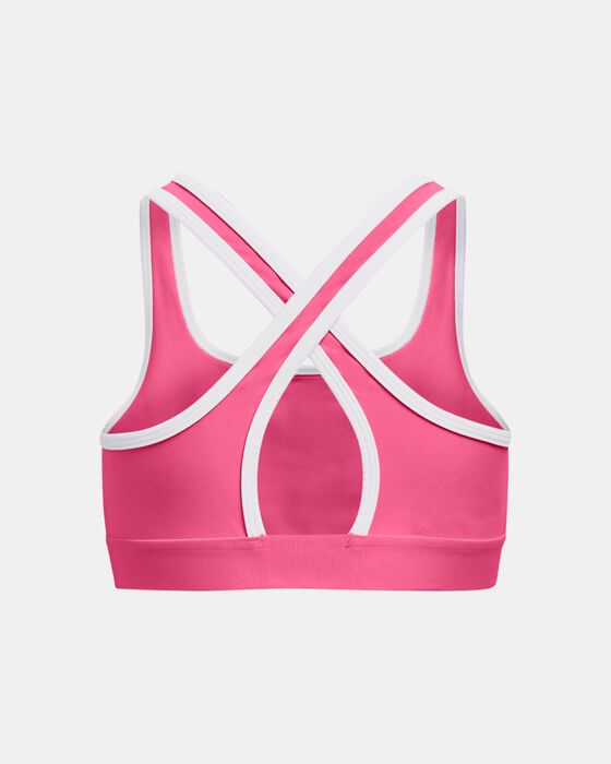 Buy Under Armour Kids' HeatGear® Armour Sports Bra (Older Kids) Pink in KSA  -SSS