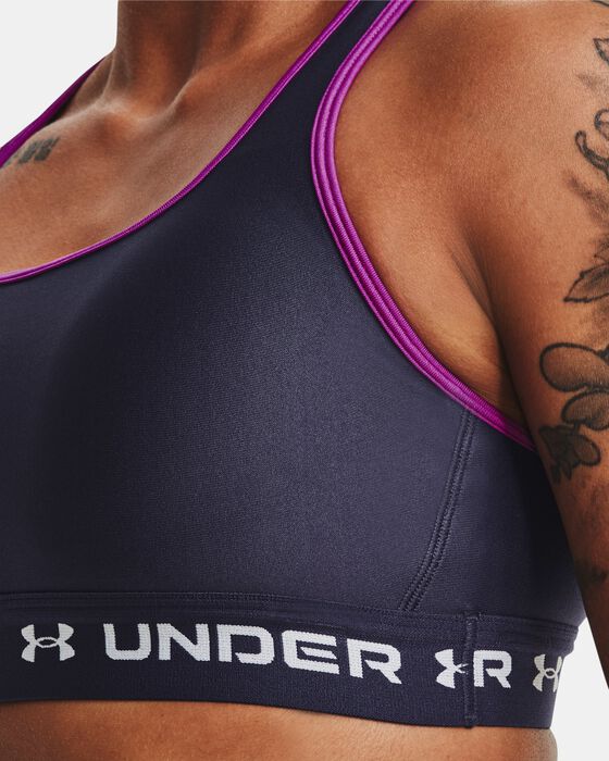 Women's Armour® Mid Crossback Sports Bra image number 7