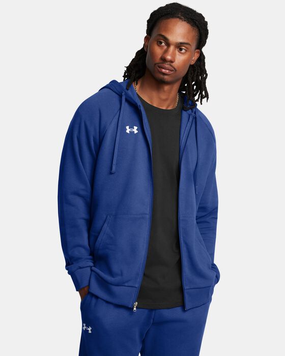 Men's UA Rival Fleece Full-Zip Hoodie image number 0