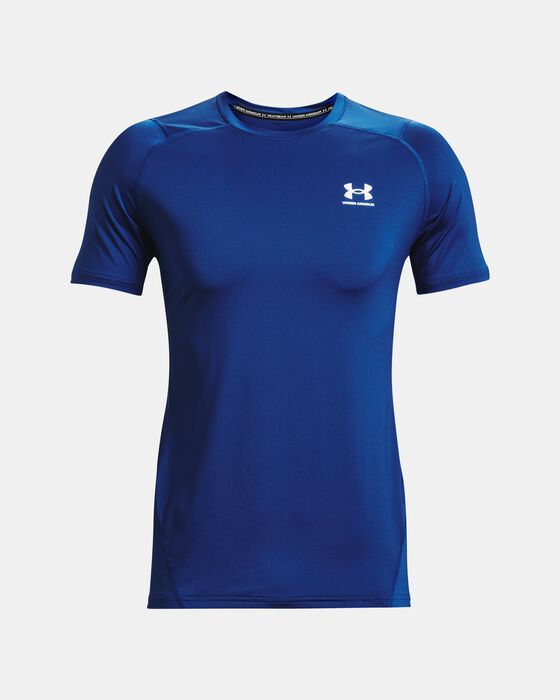 Men's HeatGear® Armour Fitted Short Sleeve image number 4