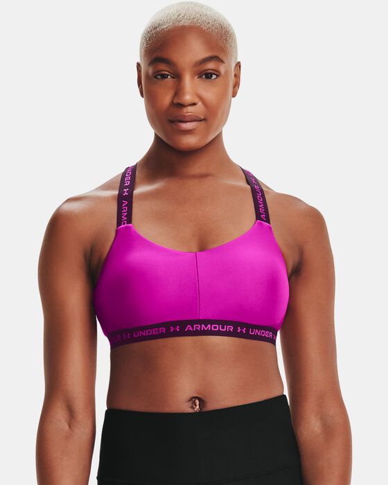 Women's UA Crossback Low Sports Bra image number 2