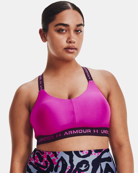 Women's UA Crossback Low Sports Bra image number 4