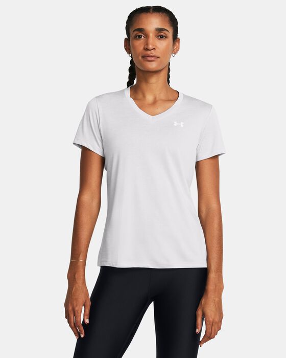 Women's UA Tech™ Twist V-Neck Short Sleeve image number 0