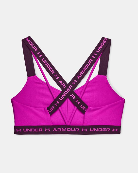 Women's UA Crossback Low Sports Bra image number 9