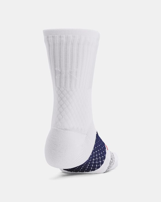 Unisex Curry ArmourDry™ Playmaker Mid-Crew Socks image number 2