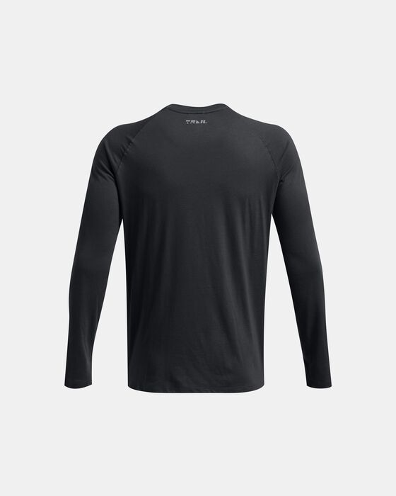 Men's UA Trail Run Graphic Long Sleeve image number 3