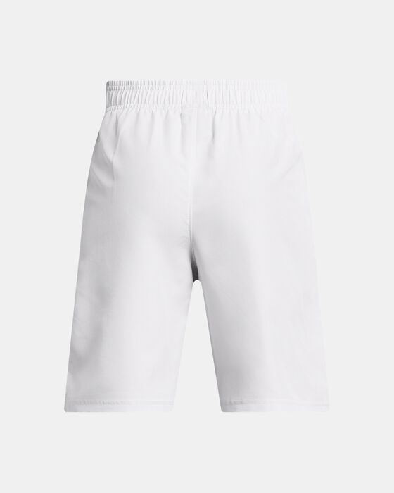 Boys' UA Woven Wordmark Shorts image number 1