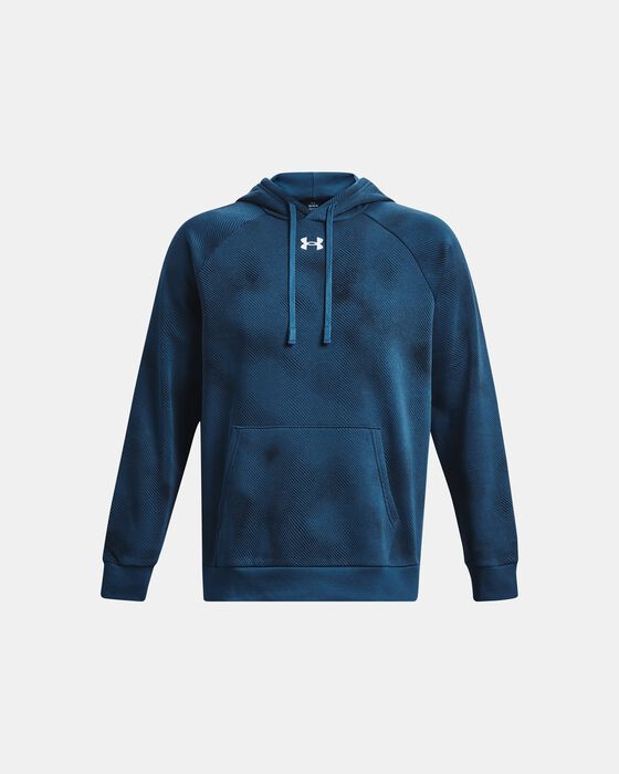 Men's UA Rival Fleece Printed Hoodie image number 4