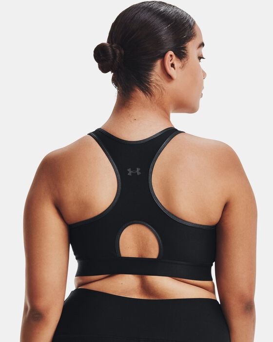 Women's Armour® Mid Keyhole Graphic Sports Bra image number 7